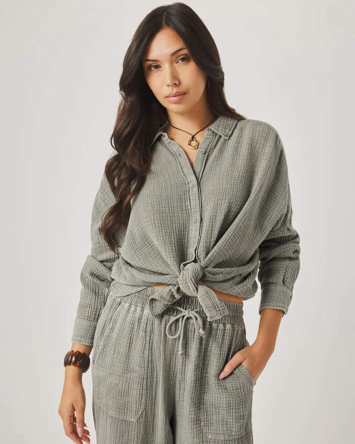 Splendid - Ava Gauze Button Down