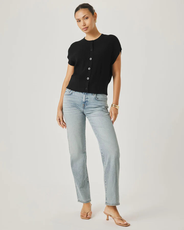 Splendid - Cella Jane Collection - Sleeveless Cardi Top in Black