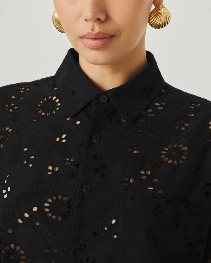 Splendid - Cella Jane Collection - Eyelet Button Down Shirt