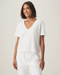 Splendid - Kacey Crochet V-Neck Tee