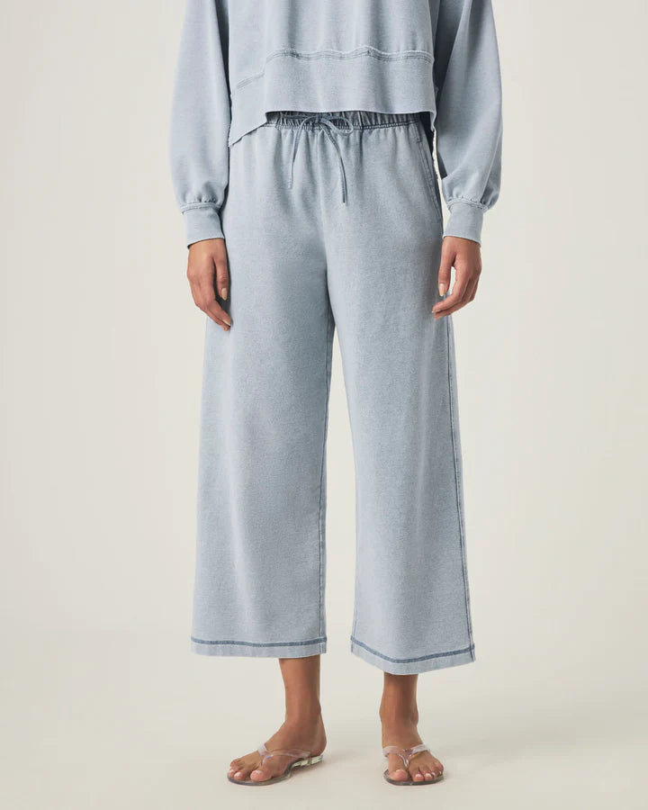 Splendid - Terry Pant in Bleached Indigo