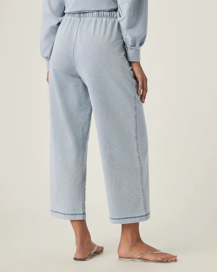 Splendid - Terry Pant in Bleached Indigo