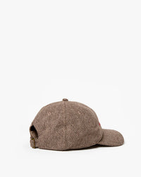 Clare V. - Wool Baseball Hat in Embroidered Ciao Taupe