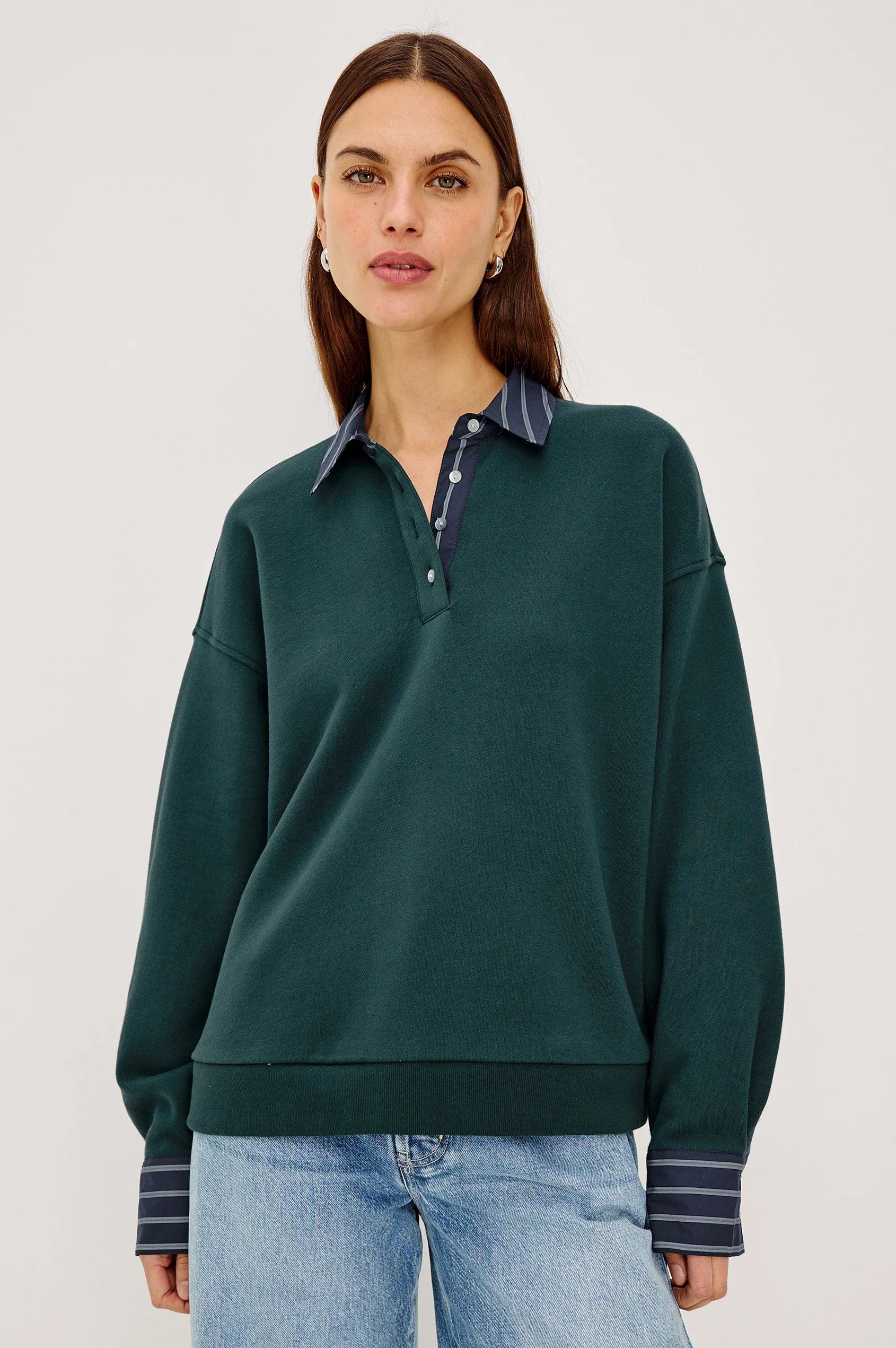 Rails - Zavier Sweatshirt - Forest