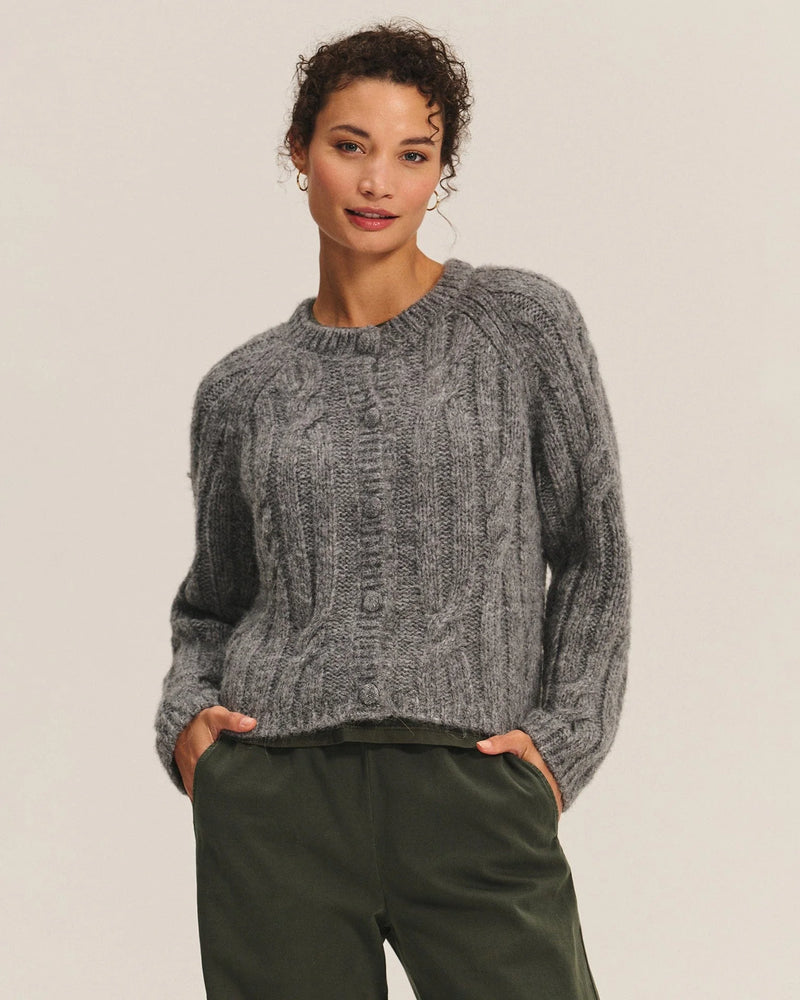 Velvet - Allison - Cable Knit Cardigan