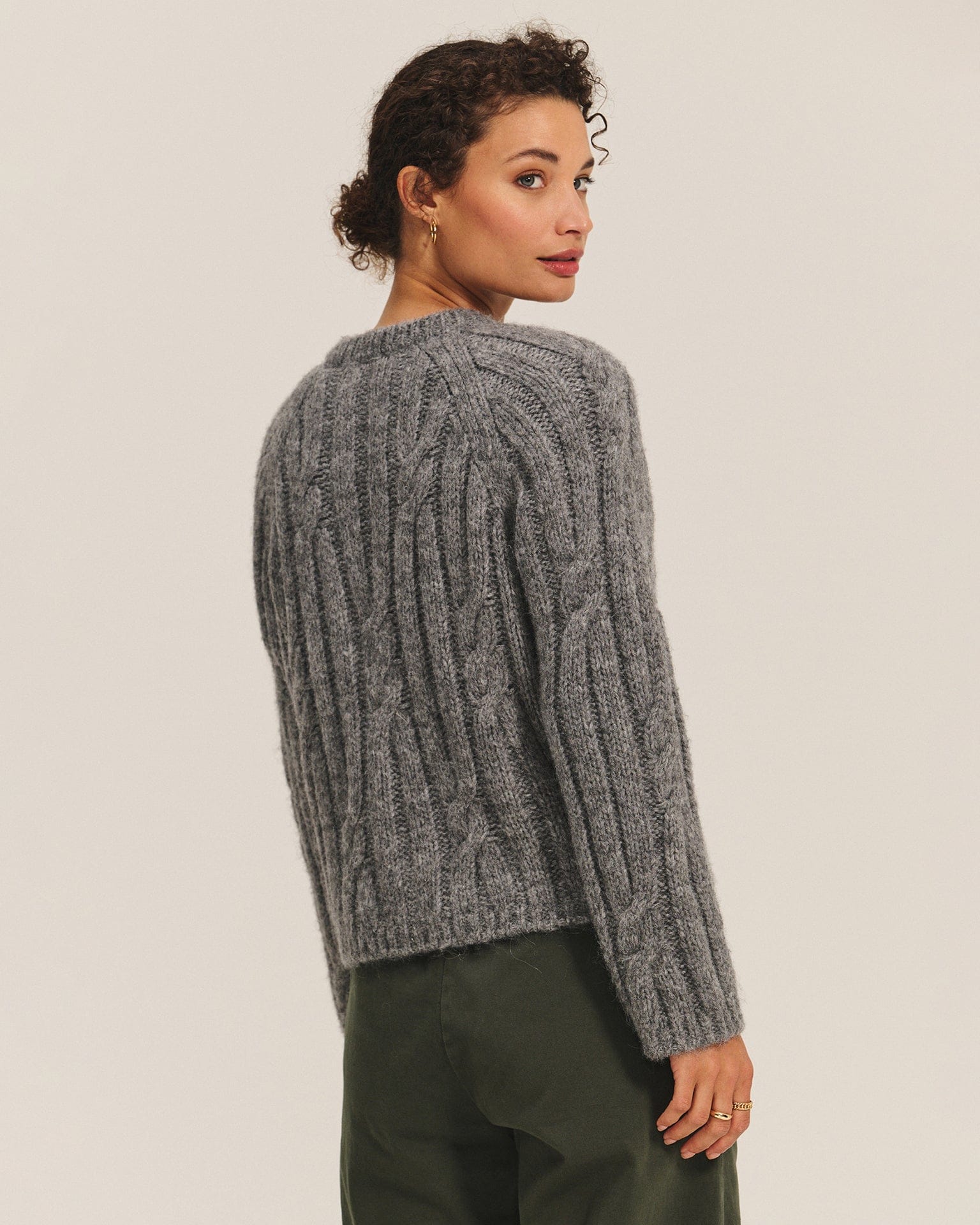 Velvet - Allison - Cable Knit Cardigan