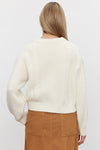 Velvet - Marley - Baby Alpaca Light Pullover Sweater in Milk