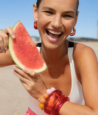 Lizzie Fortunato - Ridge Cuff in Persimmon