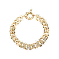 LimLim Accessories - Cuban Link Crystal Bracelet