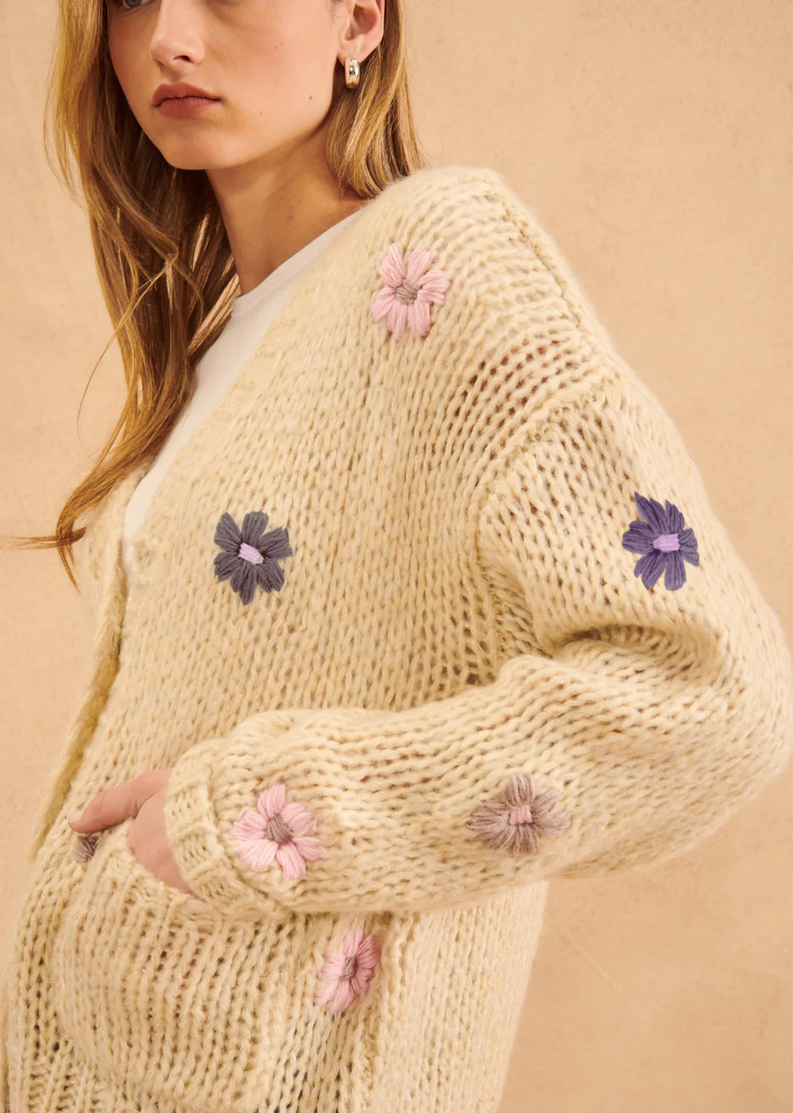 John + Jenn - Franco Cardigan in Sugar Plum