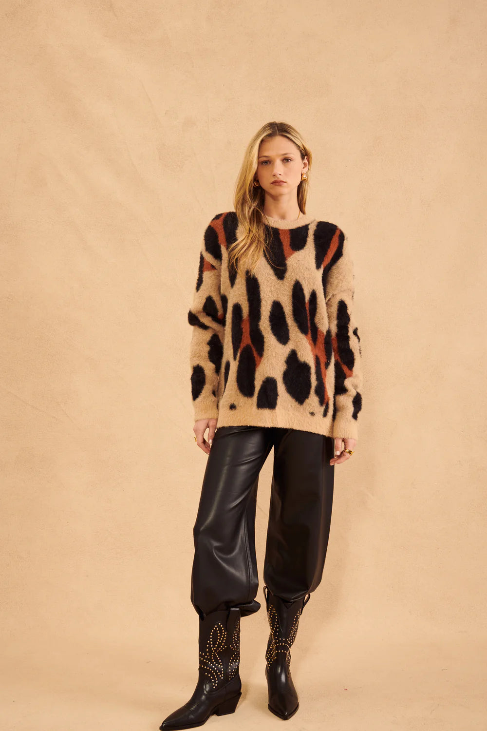 John + Jenn - Mylo Sweater in Ferocious
