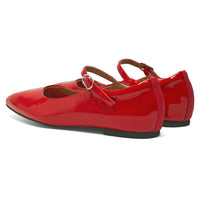 Woden/Shoe The Bear - Maya Patent in Fire Red