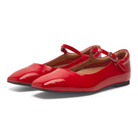 Woden/Shoe The Bear - Maya Patent in Fire Red