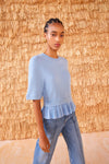 Ulla Johnson - Harper Top in Bluebelle