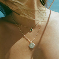 Agapée - Lysia Green Charm Necklace