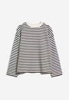 ArmedAngels - Frankaa Maarlen Stripe Sweat in Undyed-black