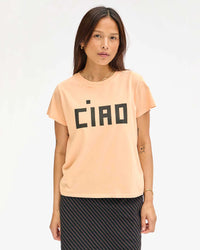 Clare V. - Classic Tee Ciao in Blush