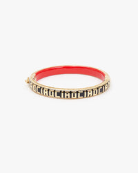 Clare V. - Enamel Bangle Ciao in Gold/Black