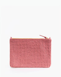 Clare V. - Flat Clutch with Tabs in Petal Ratan