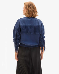 Clare V. - Le Drop Fringe in Navy
