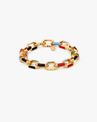 Clare V. - Le Link Bracelet in Gold/Multi