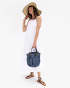 Clare V. - Marine in Washed Denim
