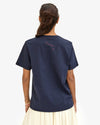 Clare V. - Original Tee Ciao in Navy
