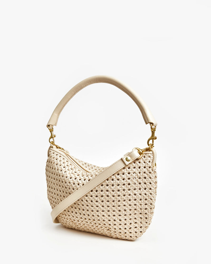 Clare V. - Petit Moyen in Cream Rattan
