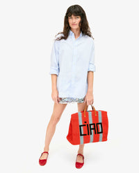Clare V. - Summer Simple Tote in Stripe Ciao