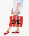 Clare V. - Summer Simple Tote in Stripe Ciao