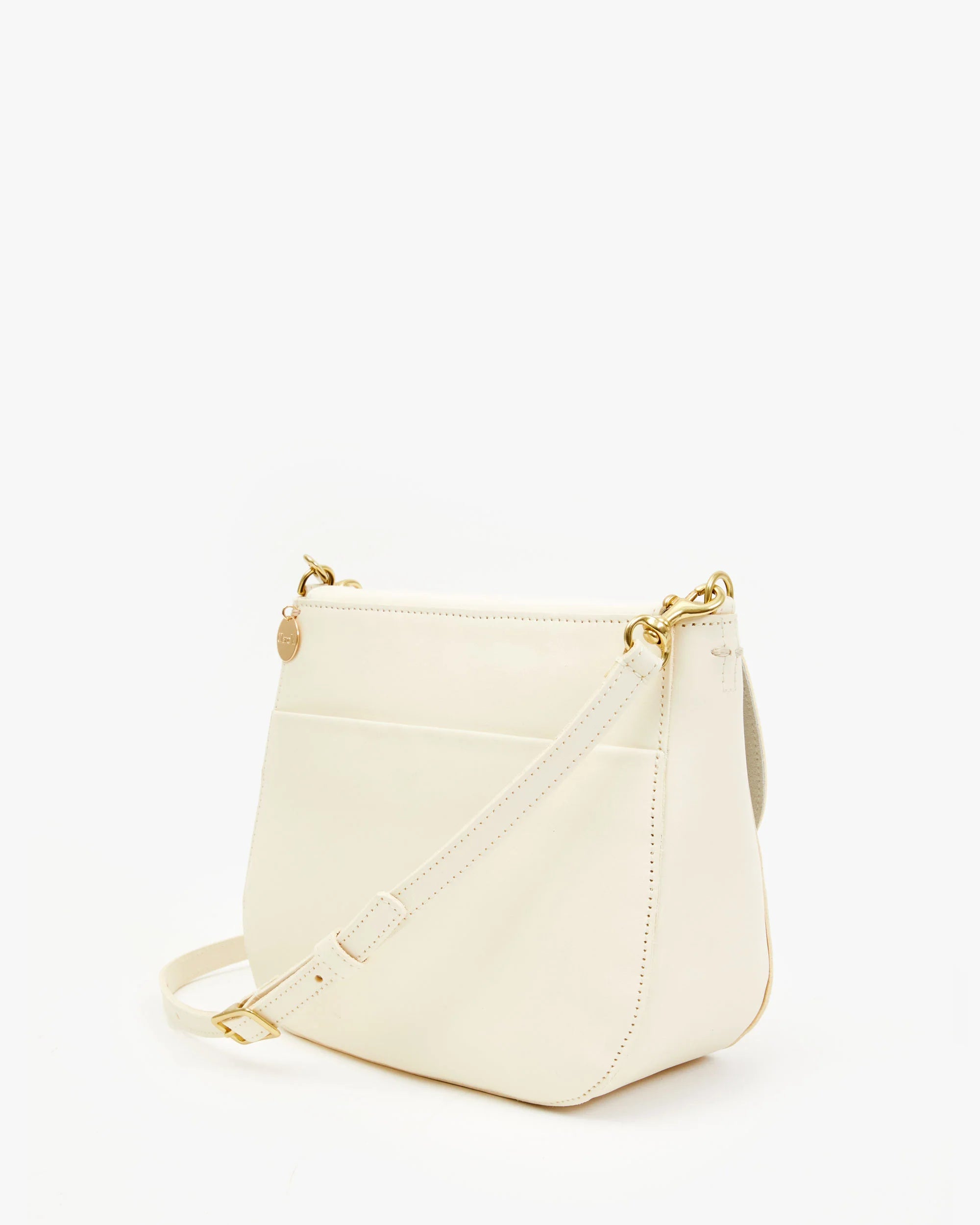 Clare V. - Turnlock Louis in Cream