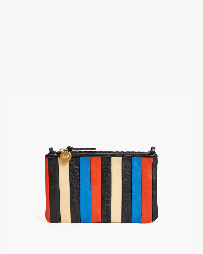 Clare V. - Wallet Clutch with Tabs in Nappa Multi