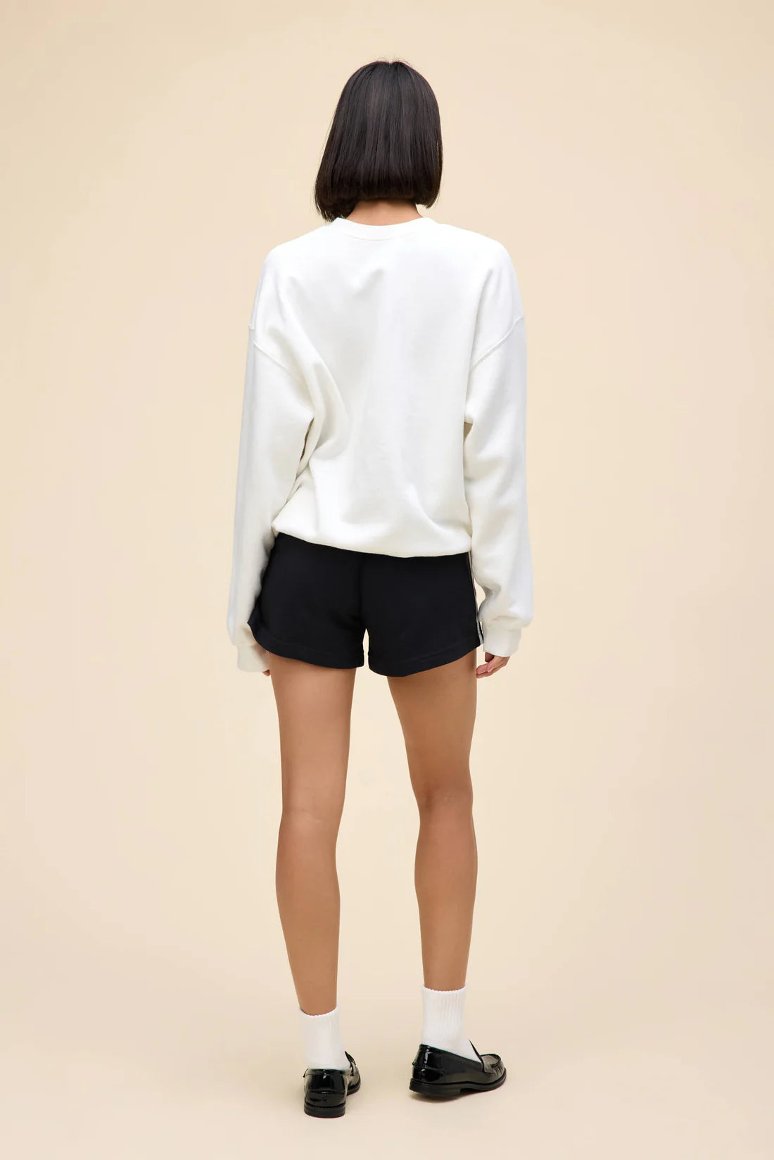 DAYDREAMER - Italia BF Sweatshirt in Vintage White