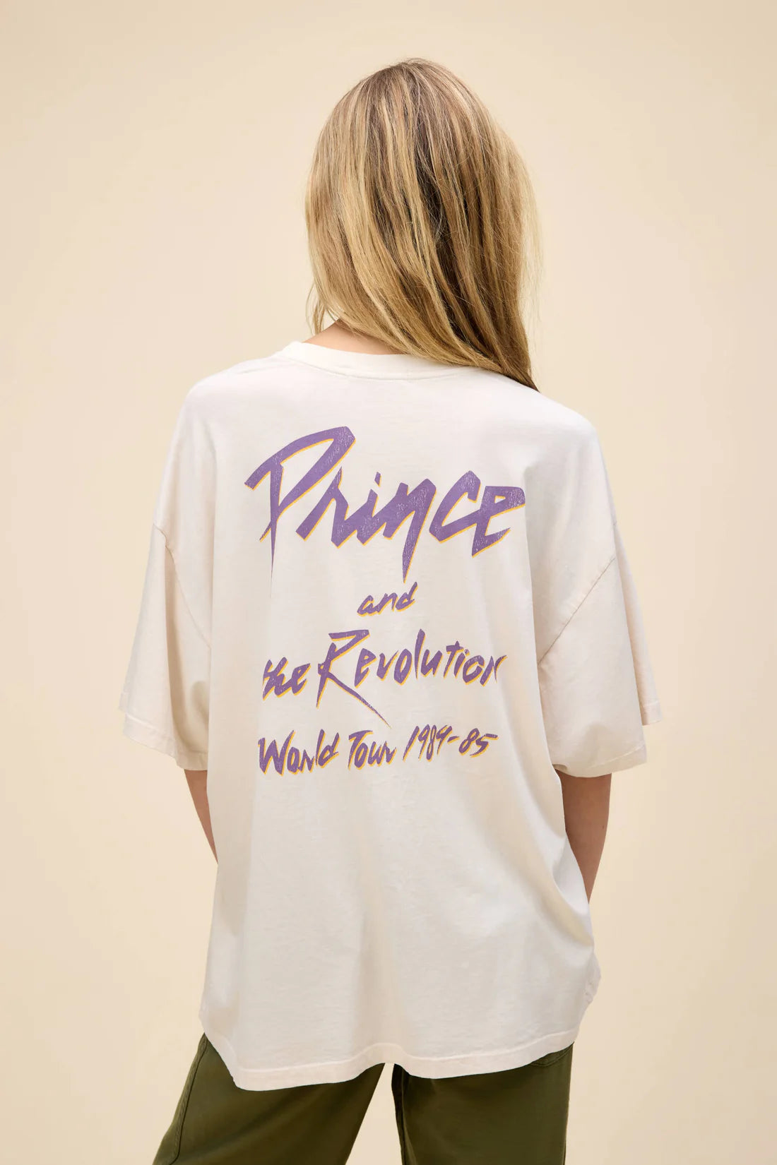 DAYDREAMER - Prince And The Revolution Tee in Dirty White