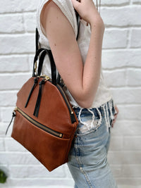 Eleven Thirty - Anni Large Shoulder Bag in Chestnut