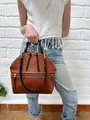 Eleven Thirty - Anni Large Shoulder Bag in Chestnut