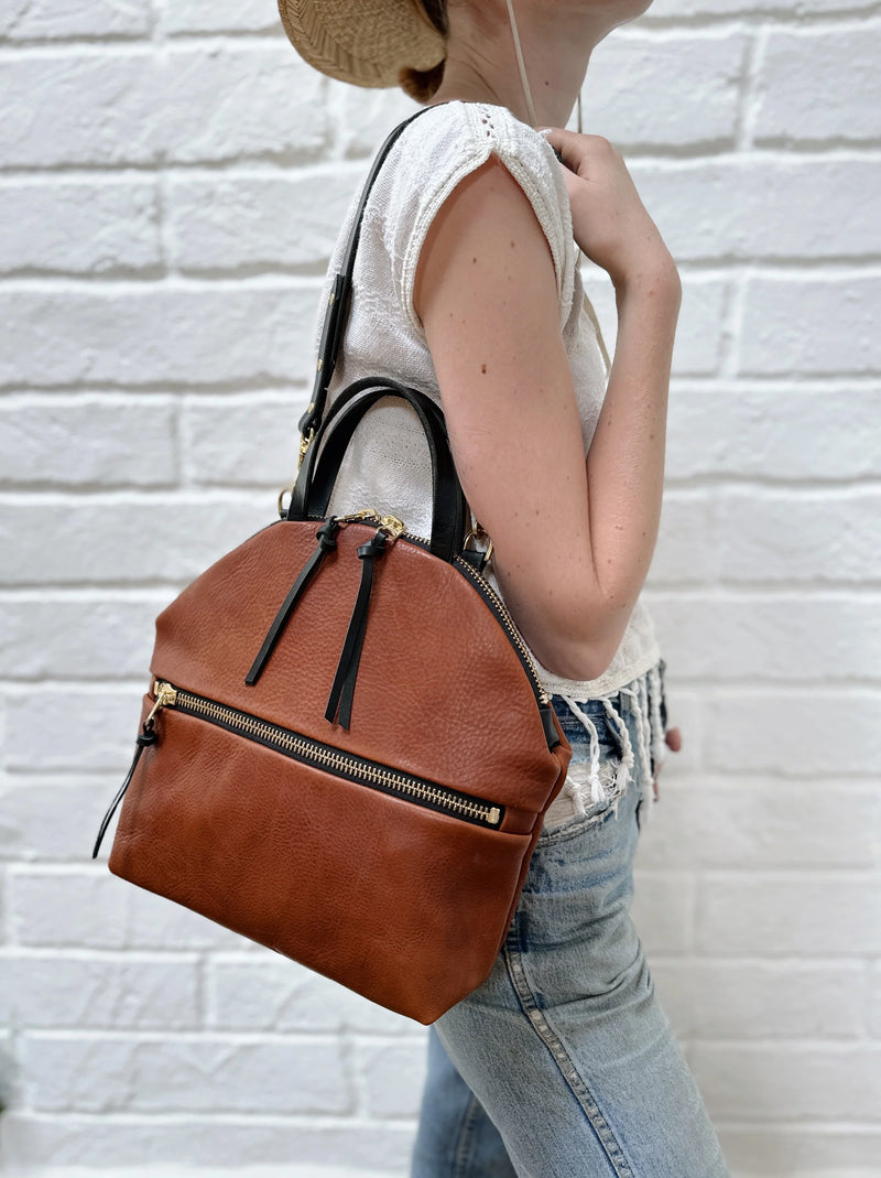 Eleven Thirty - Anni Large Shoulder Bag in Chestnut