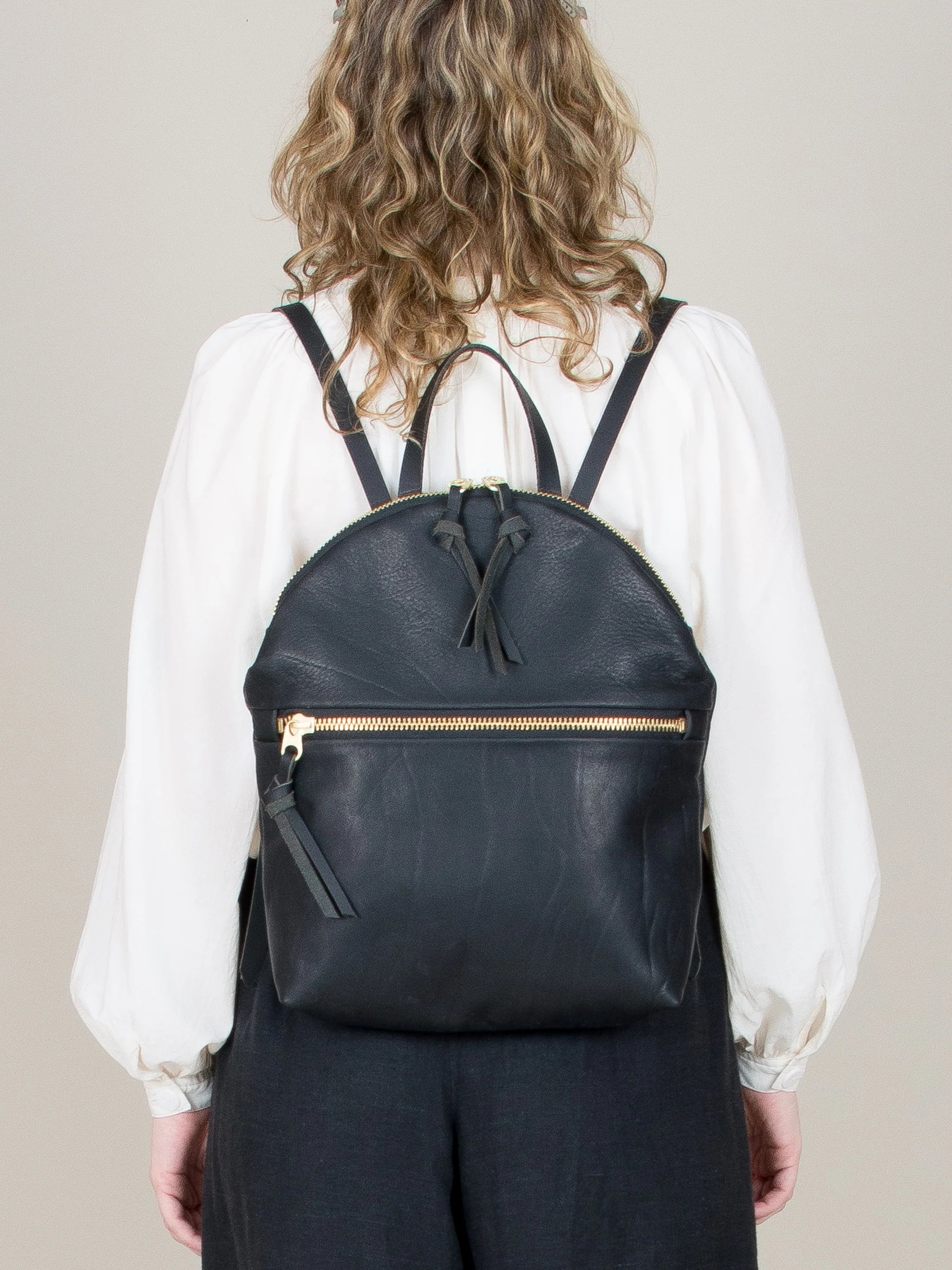 Eleven Thirty Anni Large Backpack in Black Bernstein Gold