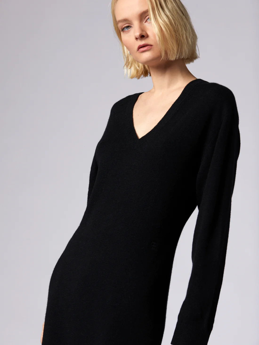 Equipment - Jeannie Cashmere Dress in True Black