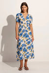 Faithfull The Brand - Bellavista Midi Dress in Isadora Floral - Navy