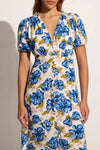 Faithfull The Brand - Bellavista Midi Dress in Isadora Floral - Navy