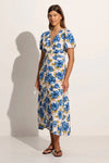 Faithfull The Brand - Bellavista Midi Dress in Isadora Floral - Navy