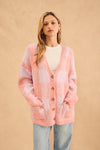 John + Jenn - Gabriel Cardigan in Sweet Peach