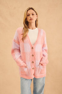 John + Jenn - Gabriel Cardigan in Sweet Peach