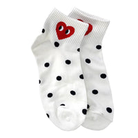 LimLim Accessories - Polka Heart Short Socks