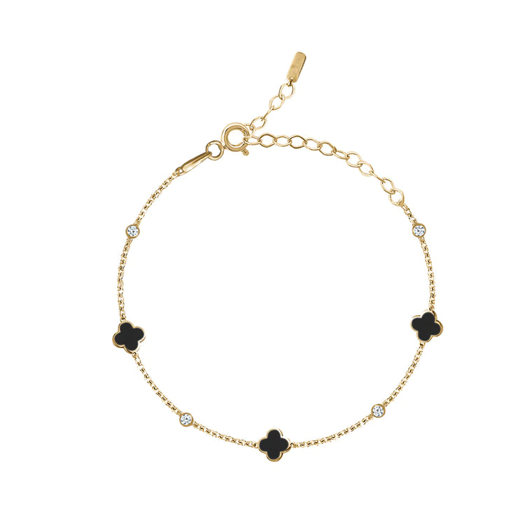 LimLim Accessories - Clover Enamel Bracelet