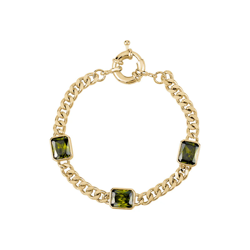 LimLim Accessories - Peridot Crystal Bracelet