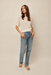 LINE Knitwear - Emersyn - Short Sleeve Knit Pullover