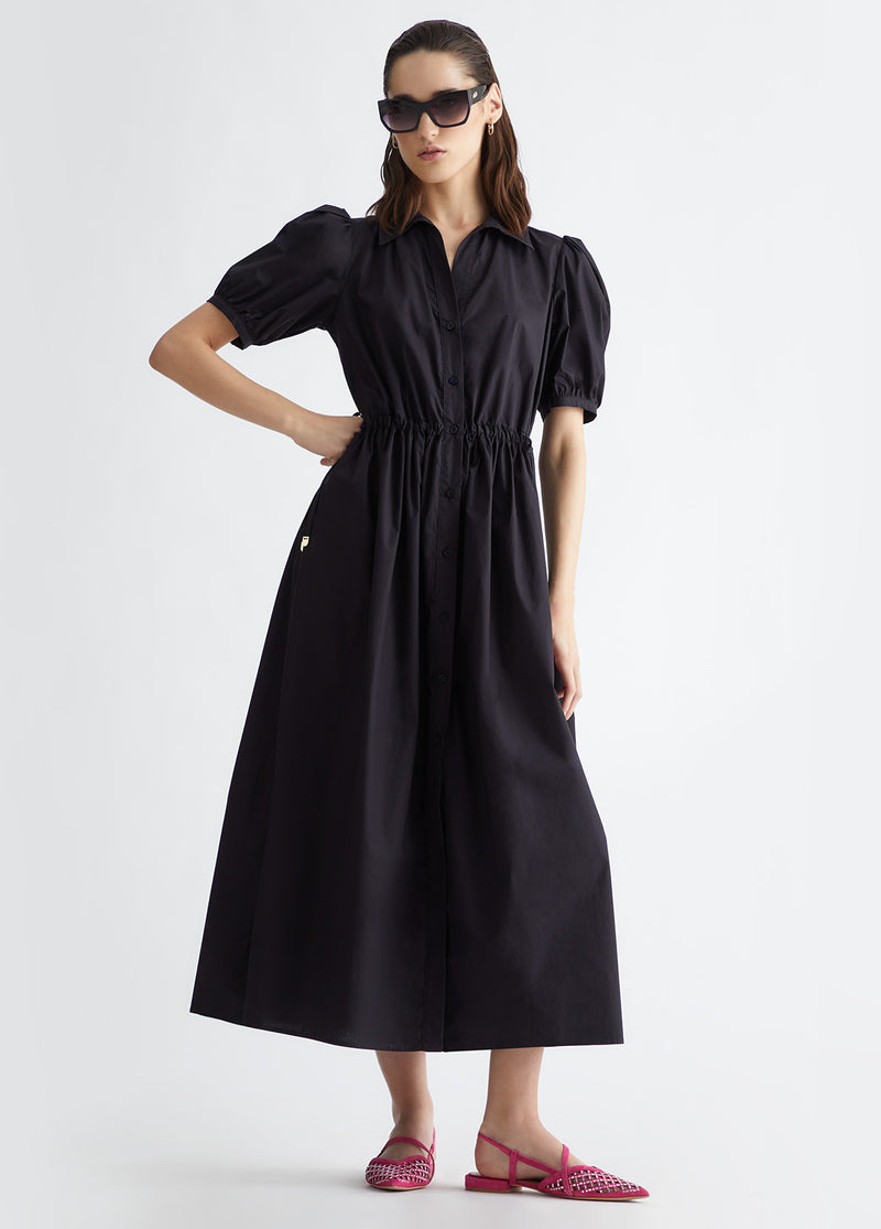 Liu Jo - Cotton Shirt Dress in Nero