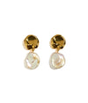 Lizzie Fortunato - Coin Reflection Earrings in Classic